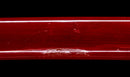 Antique Japanese Katana Sword with Red Saya and Gold Fukurin Momiji Tsuba — Tamahagane