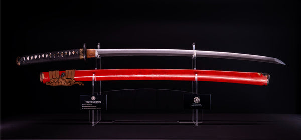 Antikes japanisches Katana-Schwert, signiert Noshu ju Fujiwara Kanefusa