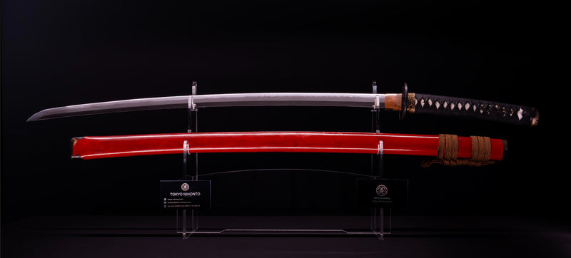 Antikes japanisches Katana-Schwert, signiert Noshu ju Fujiwara Kanefusa