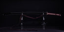 Antique Japanese Katana Sword with Kuruma-sukashi Tsuba — Tamahagane