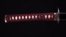 Antique Japanese Katana Sword with Kuruma-sukashi Tsuba — Tamahagane