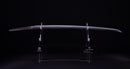 Antique Japanese Katana Sword with Kuruma-sukashi Tsuba — Tamahagane