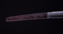 Antique Japanese Katana Sword with Iron Tsuba and Black Lacquet Mountings — Tamahagane