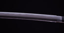 Antique Japanese Katana Sword with Iron Tsuba and Black Lacquet Mountings — Tamahagane