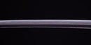 Antique Japanese Katana Sword with Iron Tsuba and Black Lacquet Mountings — Tamahagane