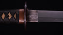 Antique Japanese Katana Sword signed Seki-ju Kaneyoshi with Beautiful Green Saya. — Tamahagane