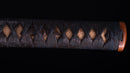 Antique Japanese Katana Sword signed Seki-ju Kaneyoshi with Beautiful Green Saya. — Tamahagane