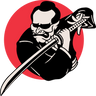 Japanisches Katana logo