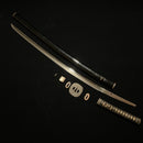 Katana, Edo-Zeitalter Mumei, Bohi, Signiert, 1025mm