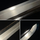 Katana, Edo-Zeitalter Mumei, Bohi, Signiert, 1025mm