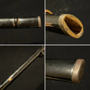 Katana, Edo-Zeitalter Mumei, Bohi, Signiert, 1025mm